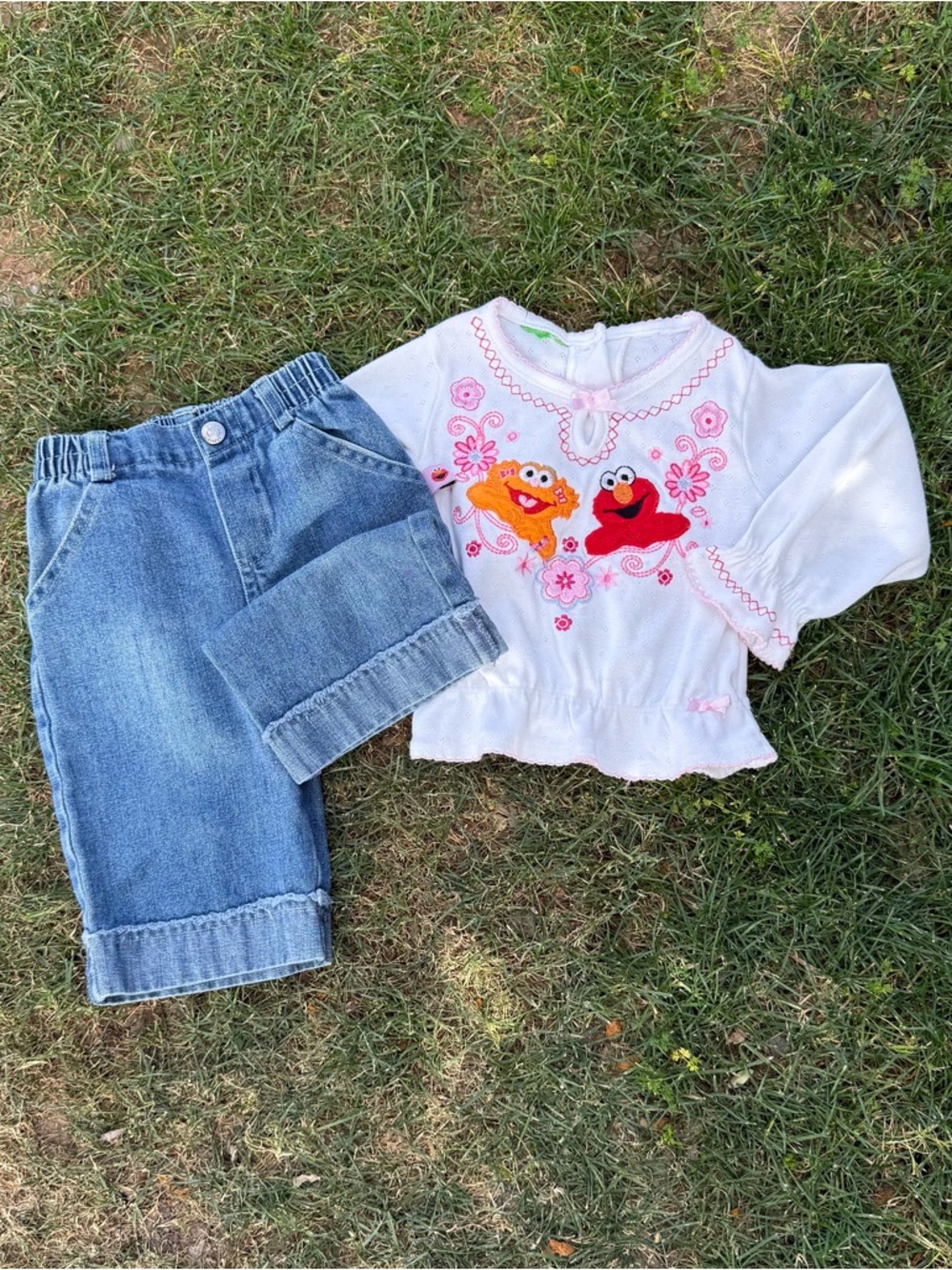 Y2K Sesame Street 2 Piece Set 18m